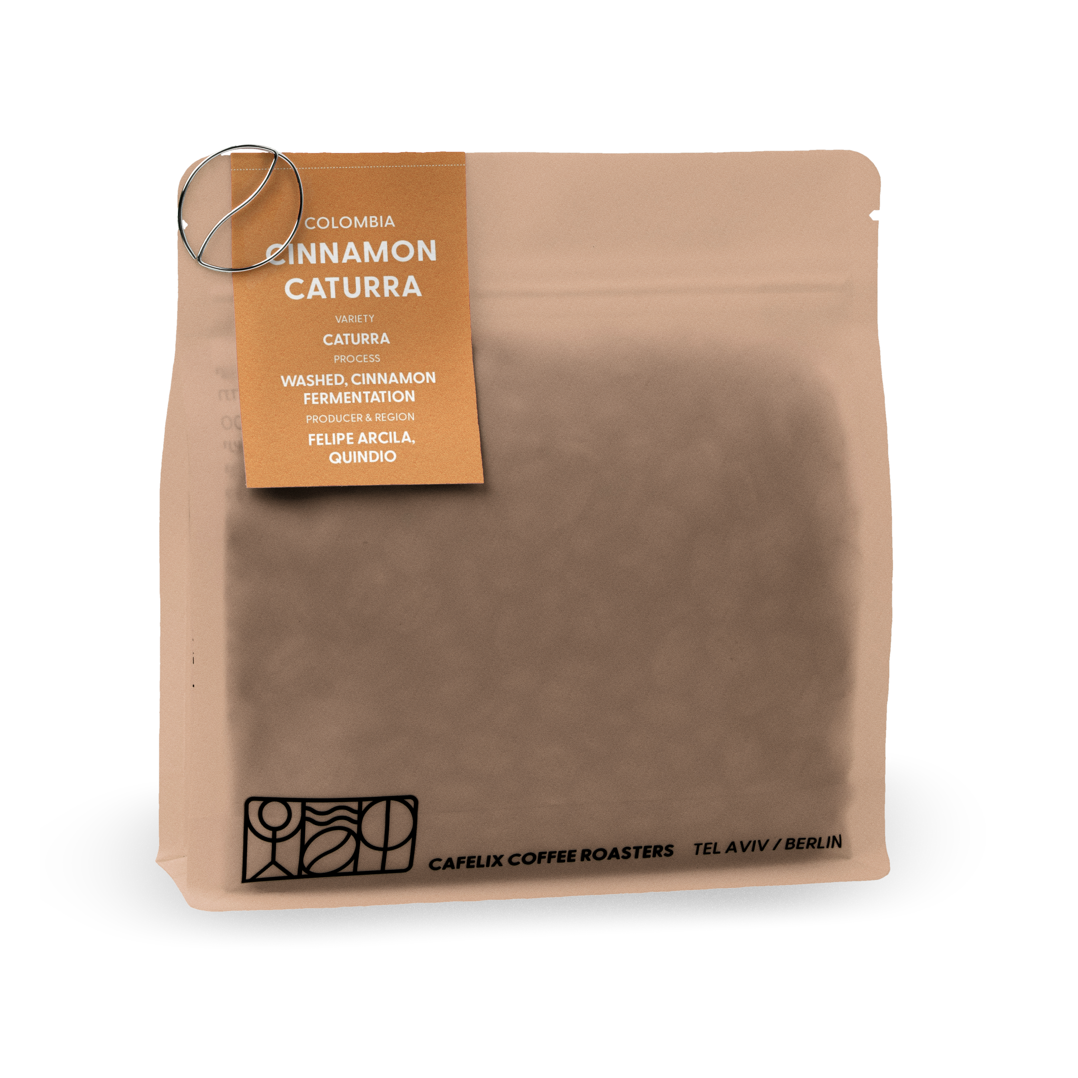 Colombian Cinnamon Caturra, Washed & Cinnamon Fermented (Light Roast)