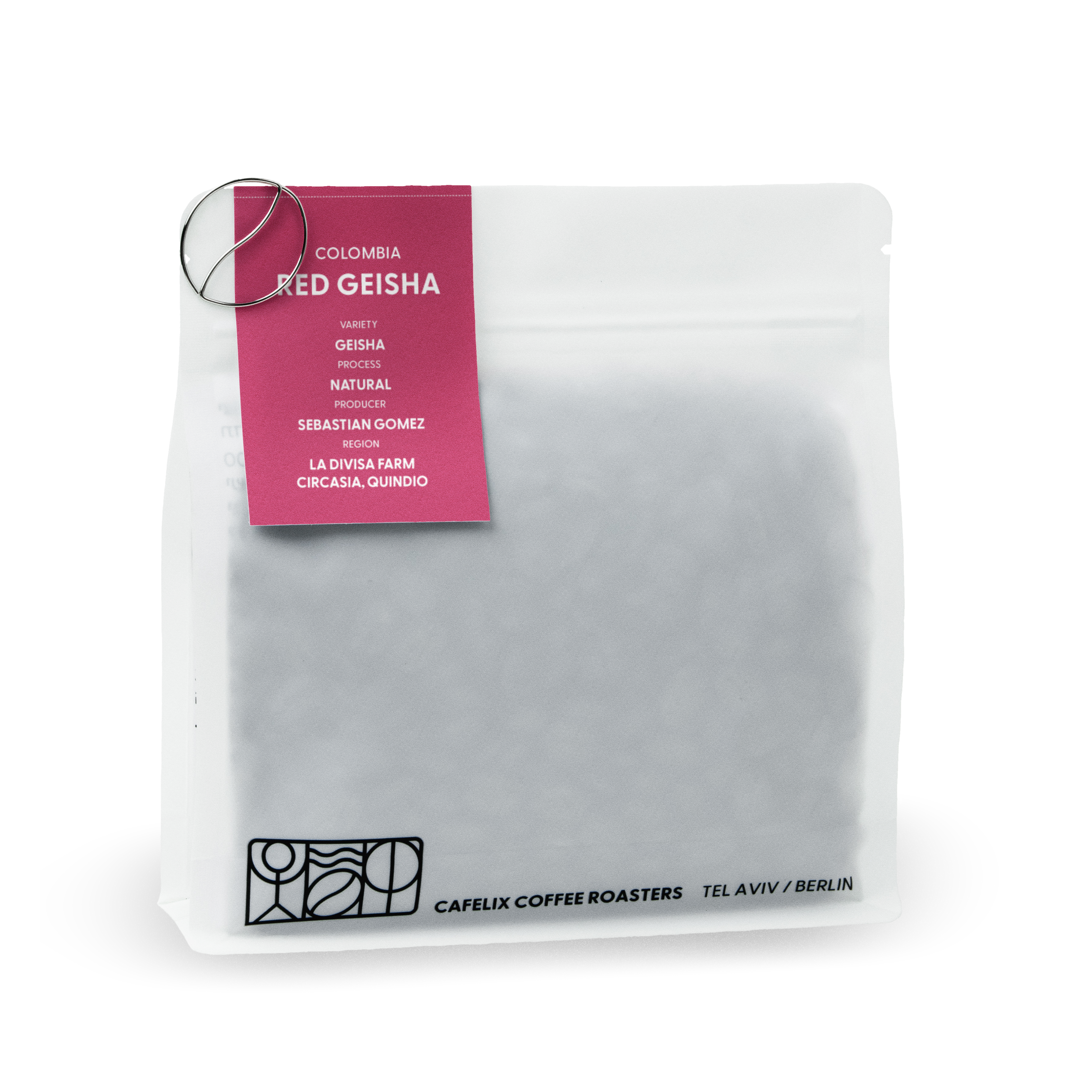 Colombia, Red Geisha, Natural process (Light Roast)